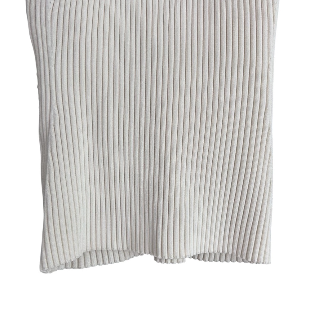 Jonathan Simkhai Cream Ribbed Tank Midi Set - Picture 7 of 8